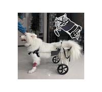 Dog Wheelchair Dog Wheelchair For Back Legs, Medium Large 2 Wheels Pet Trolley, Big Dog Wheelchair For Arthritis, Hind Limb Aging Handicap Injured Handicap(L)