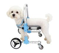 Dog Wheelchair for 4-Wheeled,Adjustable Pet Mobility Aids Blue-S | Comfortable | Lightweight | Breathable,For Forward Leg Disabled or Injured Dogs & Cats