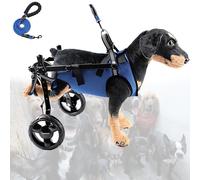 Dog Wheelchair for Back Legs, Adjustable Lightweight Mobility Aid for Injured or Disabled Pets, Traction Rope Included, Easy to Use and Comfortable