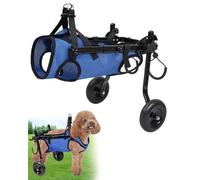 Dog Wheelchair for Back Legs, Cart Doggy Wheelchair with Disabled Hind Legs, Brace and Hip Support, Walking Mobility Aids for Small Pets Hind Limbs Dog Carts with Wheels, Adjustable, Medium