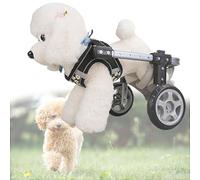 Dog Wheelchair for Back Legs, Lightweight & Adjustable Pet Mobility Aid for Medium Dogs, Easy to Assemble, 2 Wheels Support for Improved Quality of Life