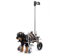 Dog Wheelchair for Disabled Dogs, Adjustable Aluminum Frame with 4 Wheels, Sturdy Support for Injured Pets, Comfortable Mobility Aid for Canine Rehabilitation