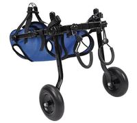 Dog Wheelchair for Disabled Dogs, Adjustable Mobility Cart for Small Dogs with Rear Leg Support, Lightweight Dog Stroller for Easy Walking (X-Small)