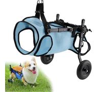 Dog Wheelchair for Disabled Dogs, Adjustable Two-Wheeled Mobility Aid, Rear Leg Support for Dogs with Limited Mobility, Pet Rehabilitation Equipment