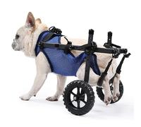 Dog Wheelchair for Disabled Pets, All-Terrain Durable Wheels, Sturdy Aluminum Frame, Breathable Mesh Support, Mobility Aid for Dogs with Hind Leg Weakness