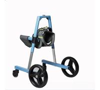 Dog Wheelchair for Front and Rear Limbs, Upgraded All-Aluminum Frame, Height-Adjustable, Dual-Axle Shock-Absorbing Tires, Comfortable and Supportive