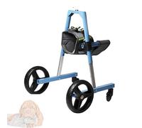 Dog Wheelchair for Front Legs, Adjustable Pet Front Limb Wheel Chair with Walking Mobility Aids, 4-Wheeled Dog Carts with Wheels for Leg Brace and Hip Support(XXL)