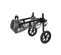 Dog Wheelchair for Hind Legs, Adjustable Rehabilitation Device with Large Wheels, Chest Harness and Straps for Cats and Dogs - Pet Mobility Aid