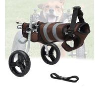 Dog Wheelchair for Paralyzed Dogs2Wheel Rehab Cart for Small to Medium Pets Support for Hind Leg Mobility and Quality of Life Improvement