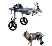 Dog Wheelchair for Rear Legs, Adjustable Dog Cart for Small Medium Large Dogs, Breathable Mesh Support, Mobility Solution Walking Aid for Disabled, Injured, Aging Pets(XXL)
