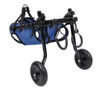 Dog Wheelchair for Small Dogs, Adjustable Mobility Aid for Back Leg Rehabilitation, Pet Wheelchair Trolley with Wheels