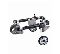 Dog Wheelchair for Small/Medium Dogs - Comfortable Pet Cart with Soft Harness, Metal Frame Recovery Equipment for Back Leg Support