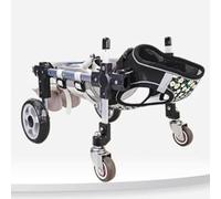 Dog Wheelchair for Small/Mini Dogs 4Wheel Support Cart Mobility Aid for Disabled Dogs AdjustableWalker for Leg Support and Easy Movement