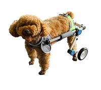 Dog Wheelchair for Support & Rehabilitation, 2-Wheel Design, Easy to Assemble, Adjustable Pet Mobility Aid for Dogs with Hind Leg Disabilities