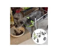 Dog Wheelchair Full Support Dog Wheelchair Four Wheels, Disabled Assisted Walk Car Hip Support Brace, Doggy Exercise Rehabilitation Aids For Small/Medium(XS)