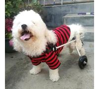 Dog Wheelchair Lightweight Full Support Dog Stroller for Hind Legs, Pet Wheelchair Cart with 2 Wheels, Mobility Assistant for Hind Leg Disabilities