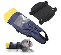 Dog Wheelchair, Rear Leg Support, Pet Mobility Aid, Adjustable Shoulder Strap with Nylon Build, Breathable Mesh Window, Offered in M, S, L, Perfect for Dogs 5 to 18 Lb