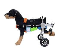 Dog Wheelchair - Rear Mobility Aid for Disabled Pets, Rehabilitation Cart for Injured Hind Legs, Support Device for Paralyzed Dogs, Adjustable and Lightweight