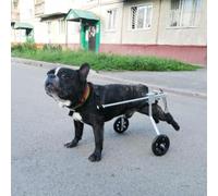 Dog Wheelchair with 2 Wheels & Leg Support, Rehab Cart for Small, Medium & Large Pets, Sport Training Wheelchair for Disabled Animals