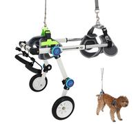 Dog Wheelchair2Wheel Mobility Aid for Disabled Pets Adjustable Support Harness for Rear Legs Lightweight Foldable Design for Easy Walks