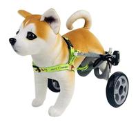 Dog Wheelchairs for Disabled Hind Legs, Dog Wheelchair for Back Legs, Small Wheelchair Back Adjustable Leg Wheels to Assist in Healing & Give Mobility(Size3(S))