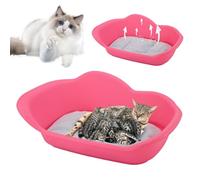 Dog Whelping Box - 23.5 Inch PP Resin Bed, Breathable Hygienic Puppy Incubator, Anti Slip Base Delivery Pen, Comfortable Moisture Proof Birthing Area | For Small Medium Breeds Cats