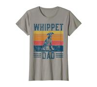Dog Whippet Dad - Vintage Whippet Dad T-Shirt, Women, Slate Grey, X-Small