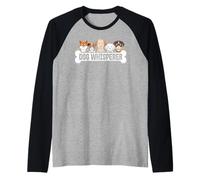 Dog Whisperer Dog Trainer Raglan Baseball Tee