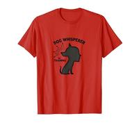 Dog Whisperer in Training: Playful Pet Lover T-Shirt, Men, Red, 3XL