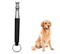 Dog Whistle to Stop Barking Neighbors Dog Ultra-Wide Frequency Ultrasonic Silent Dog Whistle for Dog 1 Free Lanyard Strap with Pack of 1 PCS Pet Whistle Black