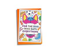 DOG WHO EATS EVERYTHING CHICKEN CARD - The Card Your Dog Can Eat!