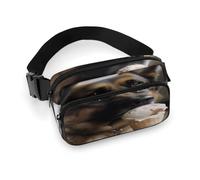 Dog Who Likes Ice Cream Fanny Pack Belt Bag with Adjustable Strap Fashion Waist Bag for Outdoor Sports Hiking