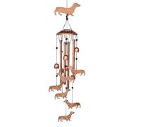 Dog Wind Chimes Outdoor - Memorial Chime with Metal Construction, Hanging Ornament Women Men Mom Grandma, Artistic Pet Loss Garden Decoration, Sentimental Gift Keepsake | Gentle Melody Accent for Home