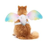 Dog Wings, Pet Butterfly Costume, Small Pet Accessory, Usb Rechargeable Electric Motion, Lightweight Abs Material, Birthday Cosplay Wedding Parade Stage, 18.5x5.51x1.97 Inches