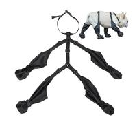 Dog Winter Boots Breathable Suspenders All Weather Breathable Dog Snow Boots for Dogs Never Lose a Shoe or Sock Again
