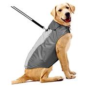 Dog Winter Clothes Workout Romper Dog Rain Dog Costume Dog Cosplay Costume Puppy Vest Sport Jacket Sweater Vests Sports (Black XXL)