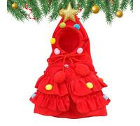Dog Winter Coat, Christmas Pet Cape, Cute Warm Pet Coat, Christmas Dog Outfit with Warm and Festive Design for Medium, Small, and Large Dogs During Cold Season (1 Piece)