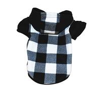 Dog Winter Coat, Duck Down Jacket for Medium Dogs, Thick Dog Coat, Wind Jacket, Puppy Winter Clothing for Cold Weather, Snowday, Hunting, Dog Coat (Black, S)