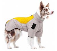Dog Winter Coat for Border Collie | Warm Windproof Watertight, Outdoor Dog Walking, for Medium Large Dogs, Dog Puffer Jacket