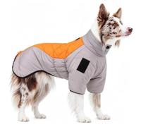 Dog Winter Coat for Staffordshire Bull Terrier | Warm Windproof Watertight, Outdoor Dog Walking, for Medium Large Dogs, Dog Puffer Jacket