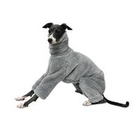 Dog Winter Coat - Soft Fleece Pullover Pajamas, Fullbody Turtleneck Sweater for Cold Weather, Ideal Jacket for Italian Greyhound and Whippet Pets