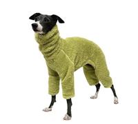 Dog Winter Coat - Soft Fleece Pullover Pajamas, Fullbody Turtleneck Sweater for Cold Weather, Ideal Jacket for Italian Greyhound and Whippet Pets