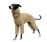 Dog Winter Coat - Soft Fleece Pullover Pajamas, Fullbody Turtleneck Sweater for Cold Weather, Ideal Jacket for Italian Greyhound and Whippet Pets