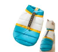 Dog Winter Coat - Warm Winter Jacket, Waterproof Dog Coat | Windproof Reflective Dog Fleece Lined Vest, Waterproof Windproof Dog Outfit Padded with Reflective Strips for Outdoor, Winter, Dog