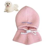 Dog Winter Hat,Cute Dog Collar Hat - Dog Hat Crocheted Snood Funny Pet Hat for Pets, Warm Knitted Hat for Small Dogs