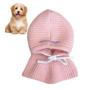 Dog Winter Hat - Cute Dog Collar Hat, Wearable Dog Knitted Hat | Cute Collar Snood Headwear, Small Dog Winter Hat, Crochet Snood Funny Pet Hat, Knitted Hat, Neck Ear Warmth