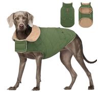 Dog Winter Jacket for Extra-Large Dogs, Pet Windproof Cold Weather Coats, Pets Clothes Snow Jacket, Golden Retriever, Labrador Retriever, Husky, Army Green XL