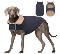Dog Winter Jacket for Extra-Large Dogs, Pet Windproof Cold Weather Coats, Pets Clothes Snow Jacket, Golden Retriever, Labrador Retriever, Husky, NavyBlue XL