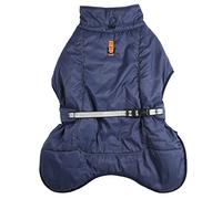 Dog Winter Jacket for Medium Large Dogs, Warm Thickened Cavalry Twill with Reflective Strips Dark Blue XL - Soft, Comfortable, and Protective Coat for Autumn and Outdoor Activiti (5XL)