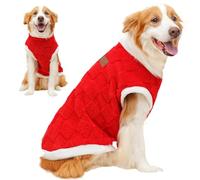 Dog Winter Jacket Thick Pet Winter Vest Sweater Cold Weather Clothes